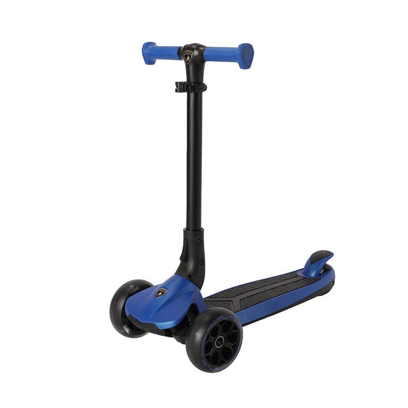 Lamborghini 3-Wheel Folding Kick Scooter (Blue) - Image 1